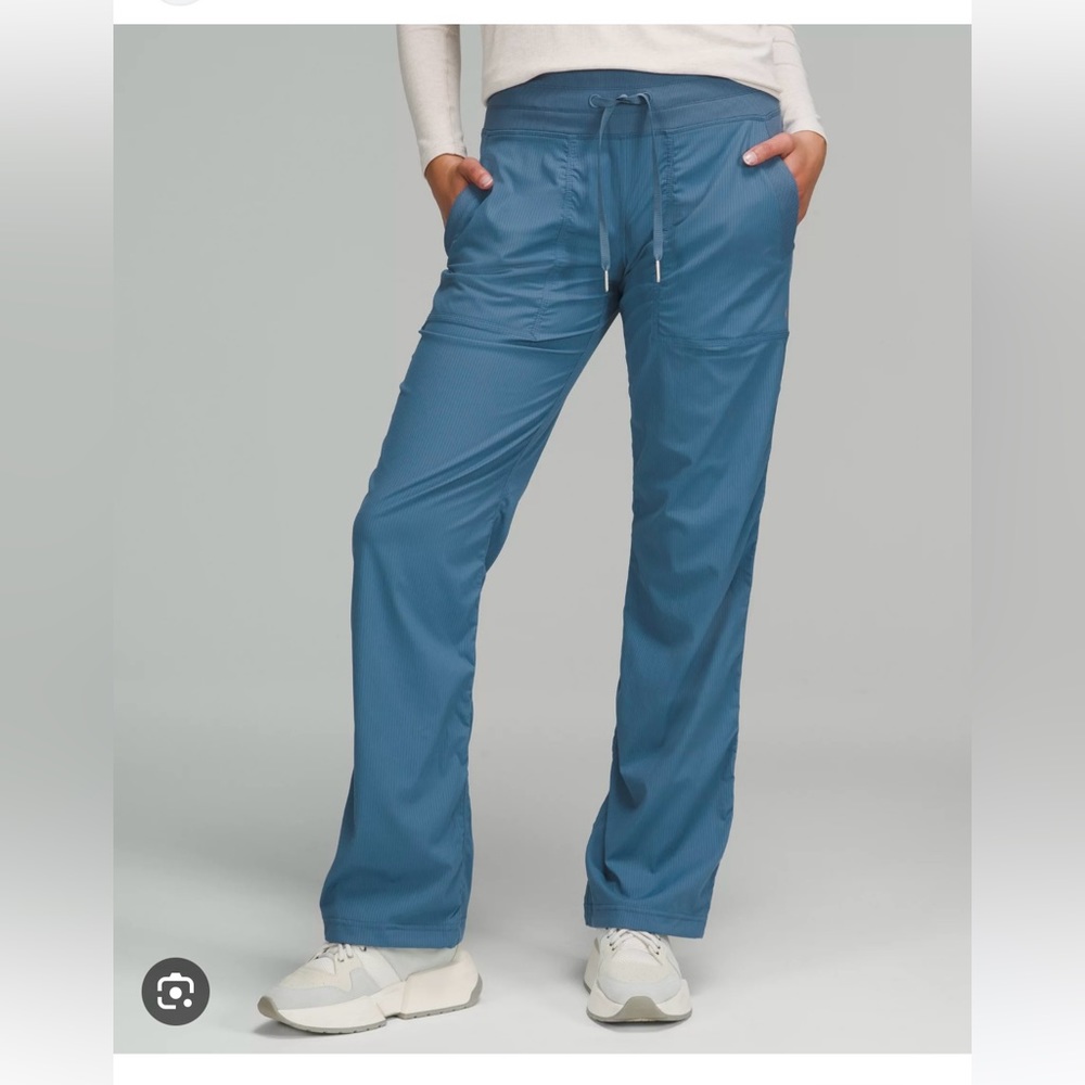 Lululemon Dance Studio Mid-rise pant size 10 ladies blue